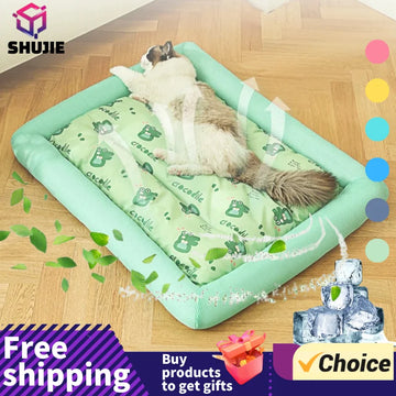 Summer Cooling Pet Cat Bed Cushion Ice Pad