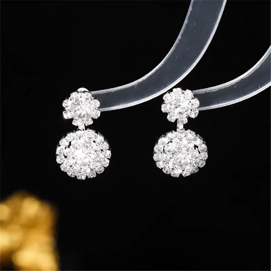 Snowflake Zircon Earrings – Elegant & Delicate Women’s Jewelry