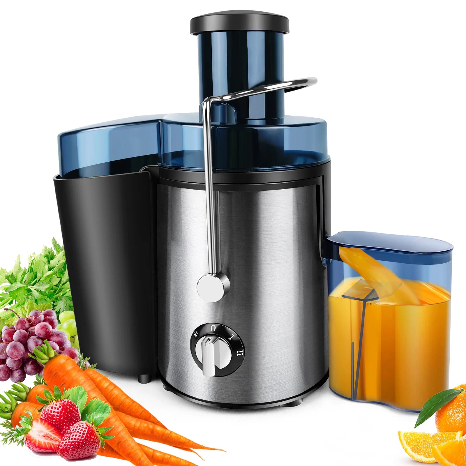DayPlus 900W Centrifugal Juicer – Whole Fruit & Vegetable
