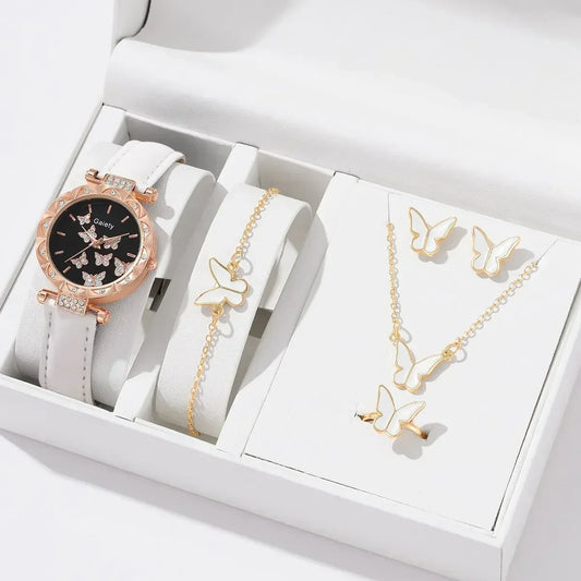 Women’s 6/1 Set – Watch, Necklace, Ring, Bracelet & Earrings