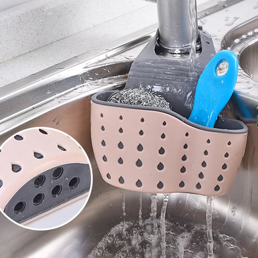 Home Storage Drain Basket – Adjustable Kitchen Sink Holder